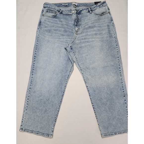 AVA & VIV Women's high rise 90's straight hip & thighs size 26 W45''x L42'' - Picture 1 of 7